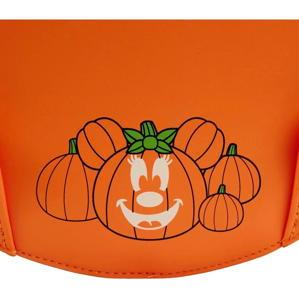 Loungefly Minnie Mouse Glow in the Dark Jack O Lantern‎ Mini Backpack